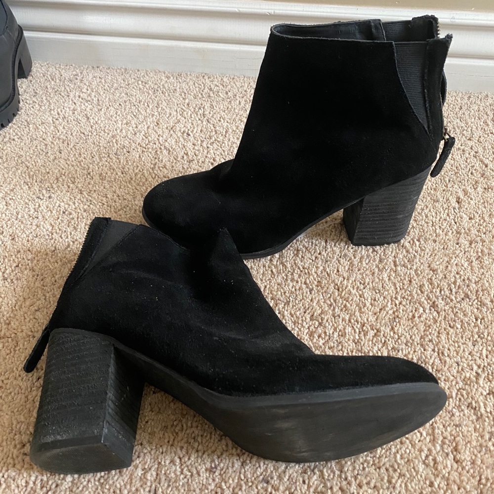 Black Heeled Ankle Boots